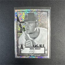 Topps Chrome Platinum Anniversary Parallel Mike Trout #156 Angels 2021