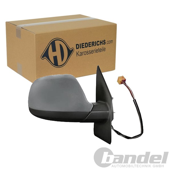 Diederichs Spiegelkappe Lackierbar Links Passend FüR VW Amarok Multivan Transpor-image