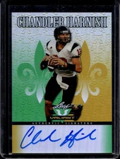 Chandler Harnish 2012 Leaf Valiant #CH1 Rookie Auto