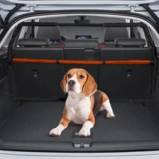 Dog Barrier for Cargo Area, 46" Wide See Through Vehicle Car Hatchback Dog Ca...