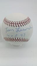 Tommy Lasorda Signed OMLB Baseball HOF 97 Inscription TRISTAR Platinum /36 Dodge