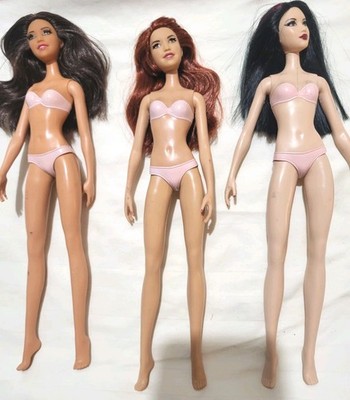 Barbie Star Dolls 2010 Discontinued Mattel Lot Of Three Assorted Characters 