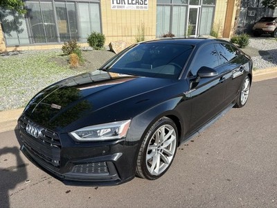 2019 Audi A5 Sportback 45 Premium S-line trim with upgraded black leather with