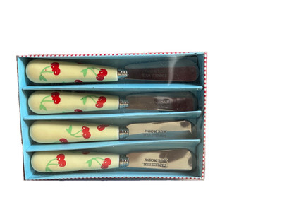 Cherry Design Spreader, Cherry Magnets, and Napkins