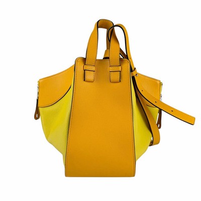 Loewe Hammock Shoulder Bag Orange Yellow Leather