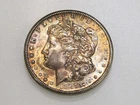 1887-S $1 MORGAN SILVER ONE DOLLAR CH/GEM BU