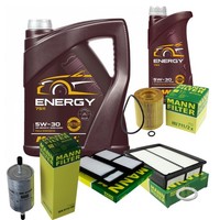 Mann Inspektionspaket 6L Mannol Energy 5W-30 FüR Mazda 3 2.3 MPS Turbo