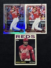 Noelvi Marte Reds Card Lot of 3 