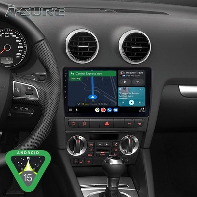 2+64GB Android 15 Autoradio Navi GPS BT Bose WIFI DSP für AUDI A3 S3 RS3 8P 8V