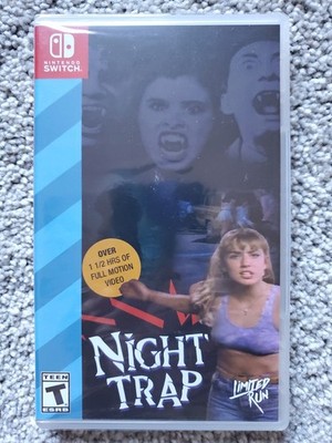 Night Trap Sega CD Variant Limited Run Games Nintendo Switch