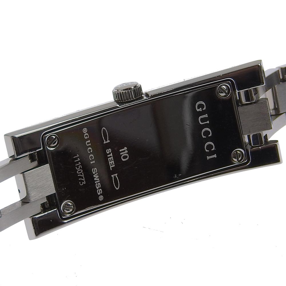 Gucci G-Frame Rectangular Bangle Quartz Watch Sta… - image 4