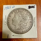 1921 D Morgan Silver Dollar Circulated VF (very fine)