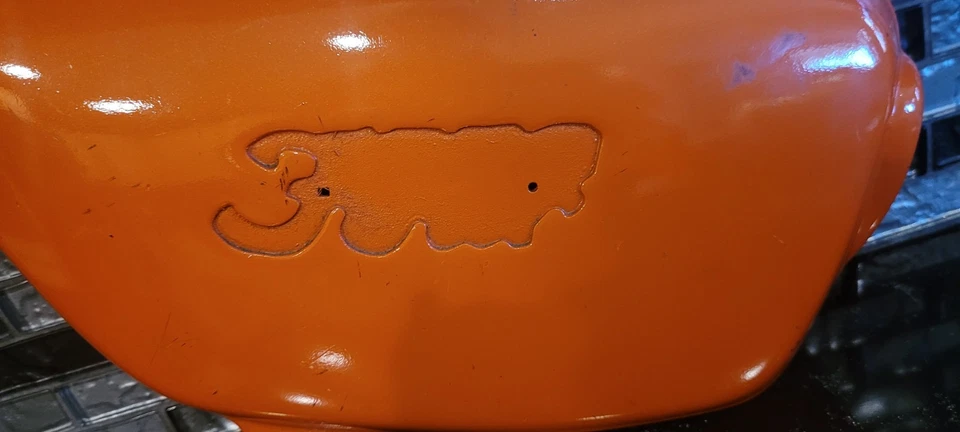 Panel de cubierta lateral derecho naranja Honda CB350F CB 350F 350 F cuatro vintage diestro Foto 2 de 4