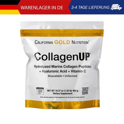 California Gold Nutrition, CollagenUP , hydrolysierte Meereskollagenpeptide mit