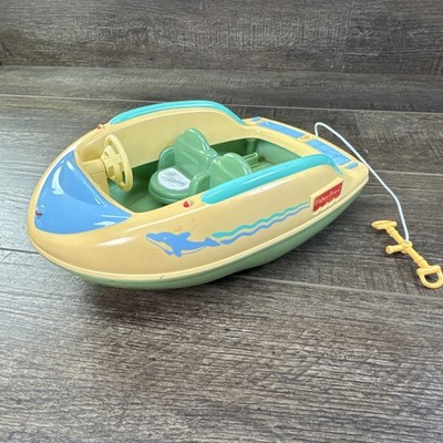 Fisher Price Loving Family Dollhouse Speed Boat From Fun At Lake 1997 vintage