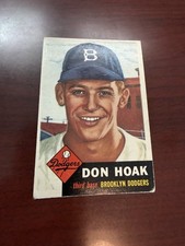 1953 Topps #176 Don Hoak Rookie Card. VG/EX. rookie card picture