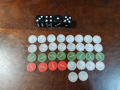 Axis And Allies 1941 Replacement Dice And Markers
