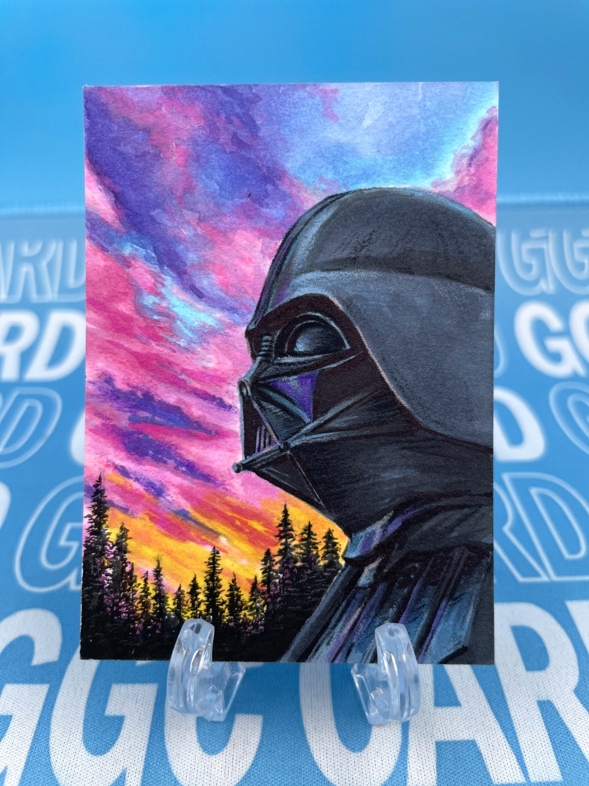 GGC Studio Star Wars Darth Vader Artist Hand Drawn Auto Sketch Card 1/1