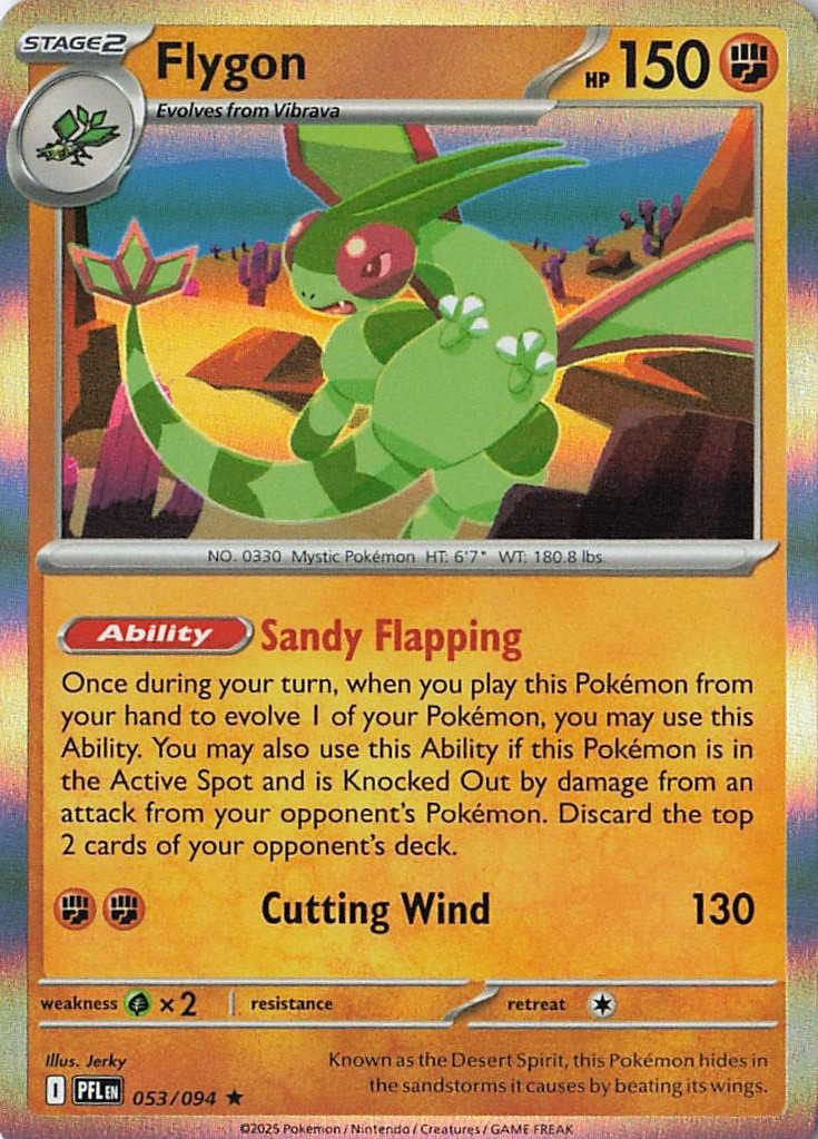 Flygon Holo ME02: Phantasmal Flames 053/094 NM