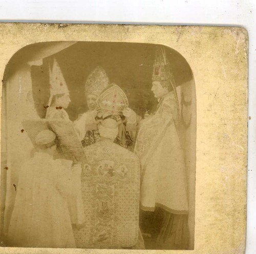 The Consecration of a Bishop A.W. Bennett Stereoview c1870