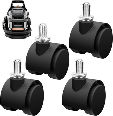 Original Bissell 4er Set Laufrollen für SpotClean Hydrodampfreiniger 1638909