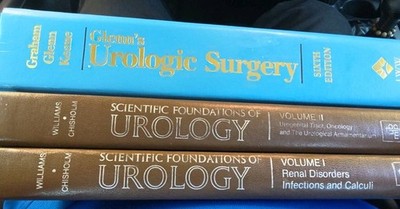 Lot 3 - Hardcover books of Urology  Vol. 1, 2 & Urology surgery sixth edition 