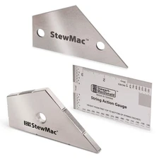 StewMac Precision Fret Tool Trio, Imperial – String Action Gauge, Fret...
