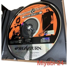 Rare Capcom Dungeons & Dragons Collection Sega Saturn Japan Game with Obi Postca