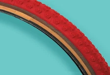 Kenda K50 Comp 3 BMX bicycle skinwall tire - 24" X 1.75" - RED