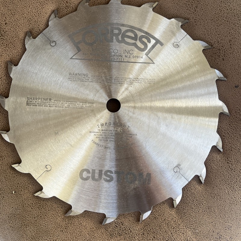 Forrest Custom 20t Tooth Blade