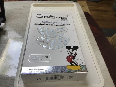 NEW The Crème Shop Disney Printed Fiber Under Eye Patches  Brightening Vit C!