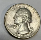 Washington Quarter Dollar 1948 San Francisco Mint-EF  Great Condition    #5