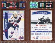 2020-21 REGINA PATS CONNOR BEDARD TEAM ISSUE GEM MINT 10