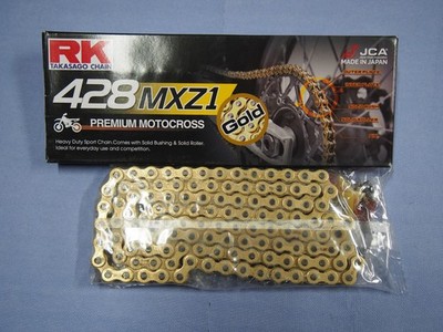 RK Kette 428 MXZ1 122 gold -  Motorradkette / Antriebskette