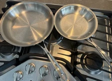 Calphalon Stainless Steel Fry Pan Set 10 and 8 Inches