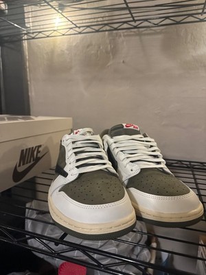 Size 11.5 - Travis Scott x Air Jordan 1 Retro OG SP Low Reverse Olive /...