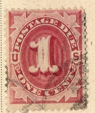 ETATS-UNIS !  Timbre ancien TAXE de 1887 n°8, 9 et 12