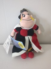 Disney Store Vintage Queen of HEARTS Mini Bean Bag Plush Alice in Wonderland