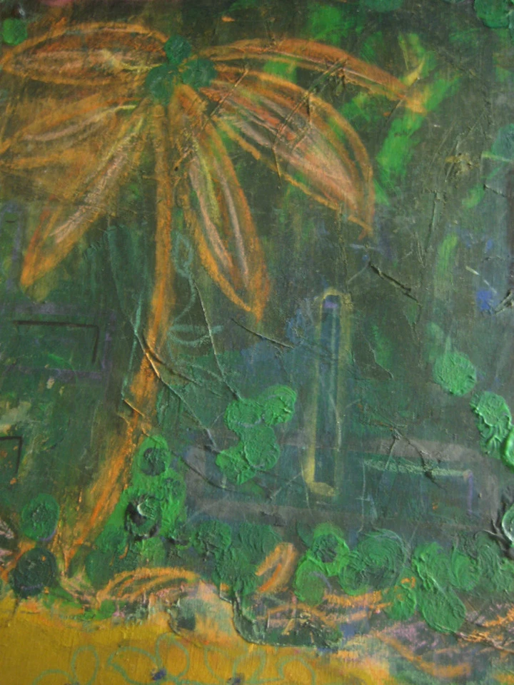 Pintura al óleo original sobre tabla de madera, 18" X 24" Foto 4 de 4