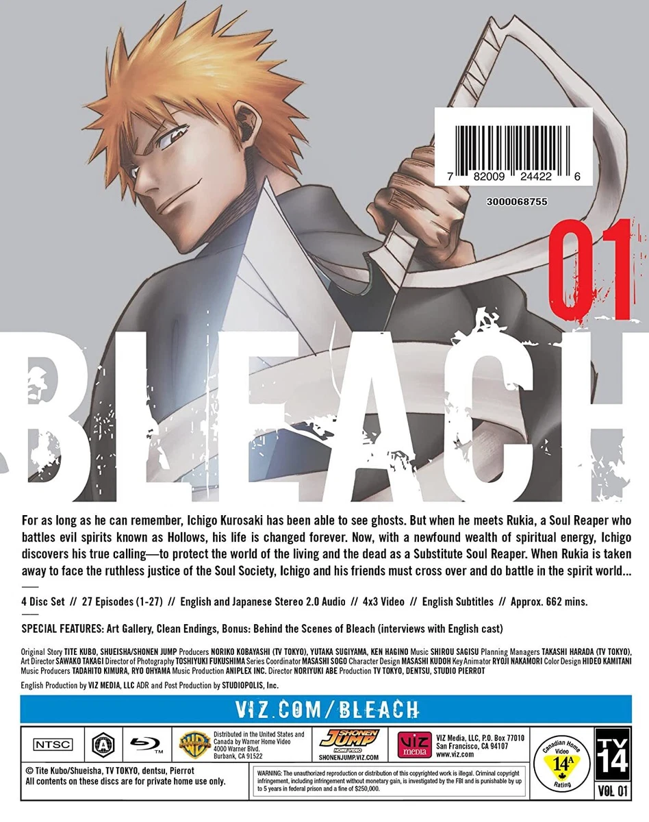 Bleach (TV) Set 1 (Blu-ray) Various | eBay