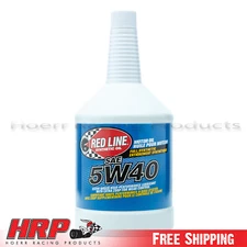Red Line 5W40 Synthetic Motor Oil (4 Quarts) RED-15404