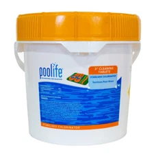 Poolife 3 inch Cleaning Tablets 25 lbs Pool Chlorine