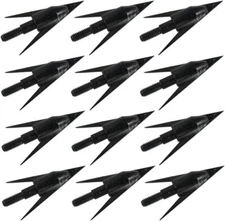 12Pcs Fishing Arrowheads Screw-on Points 150 Grain Bowfishing Screw Tips