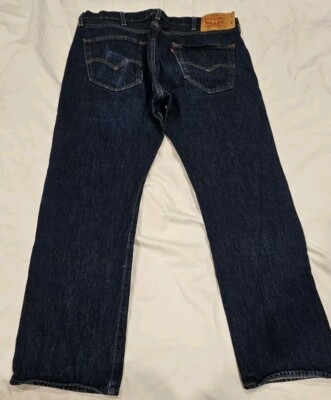 Levi Levi's Red Pocket Tag 501 XX 38 X 30 BUTTON FLY jeans Mens