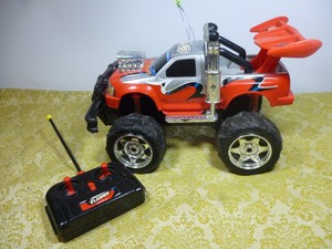 Details About Vintage Radio Shack Ford F 150 Flasher Rc Monster Truck Remote Large Works