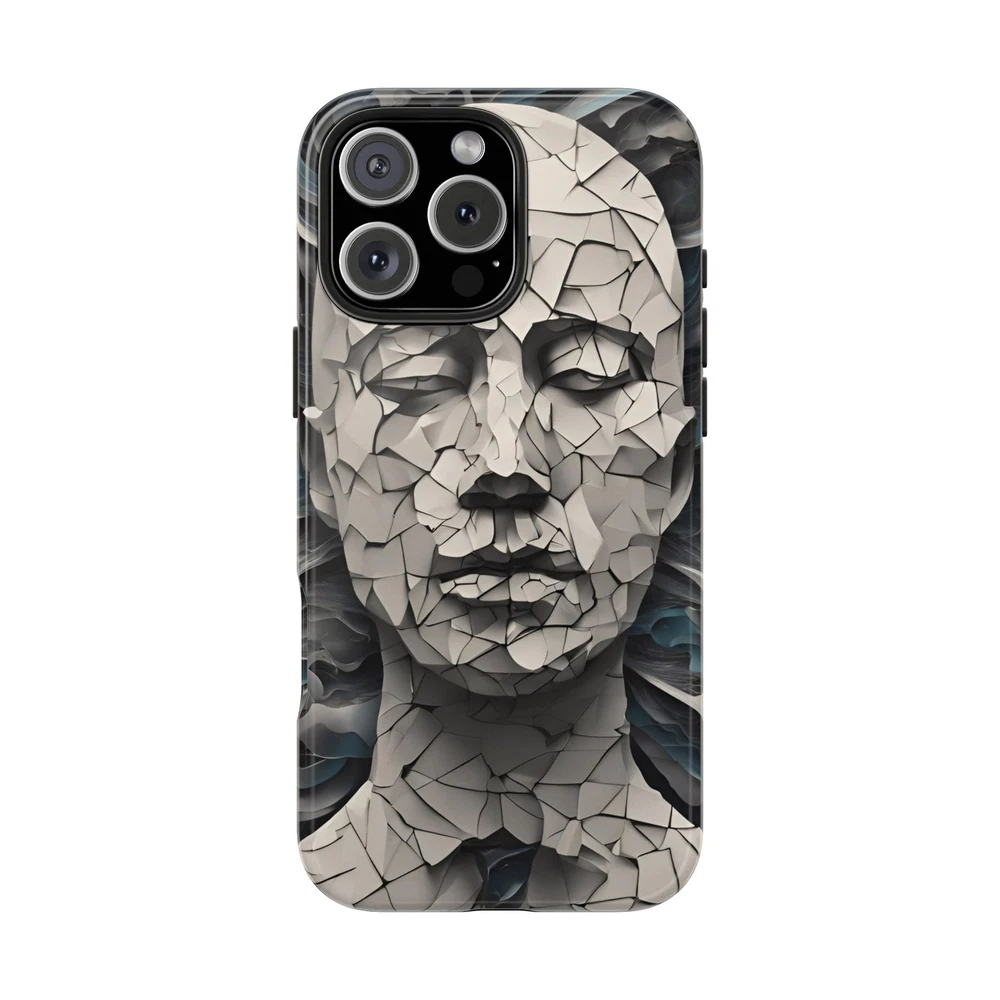 Abstract Art Surreal Man Phone Case Durable for iPhone Samsung