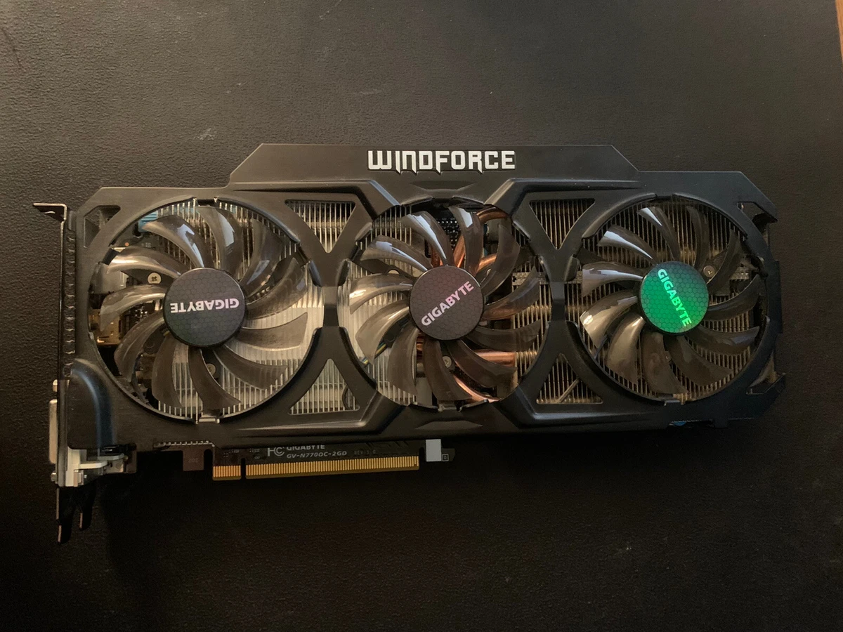 Gigabyte NVIDIA GTX 770 OC Windforce 2GB GDDR5 Graphics Card (GV ...