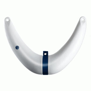 White Bow Fender large c w strap 38 x 13 x 56 White Bow Fender large c w strap 38 x 13 x 56