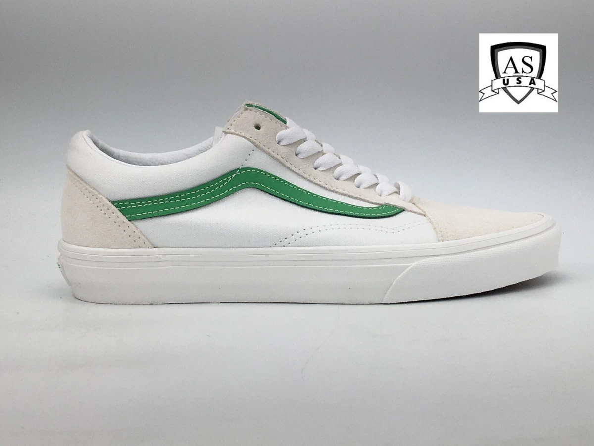 Vans Old Skool White Green for sale | eBay