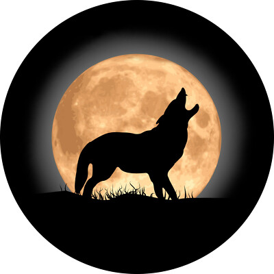 New Jewelry WOLF MOON NIGHT HOWL  Pendant WITH 925 Sterling Silver 20'' Necklace